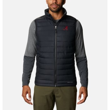 Columbia Collegiate Powder Lite - Alabama, Chaleco Negros Para Hombre | 172394-RBX